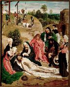 Geertgen painted The Lamentation of Christ for the altarpiece of the monastery of the Knights of Saint John in Haarlem Geertgen Tot Sint Jans